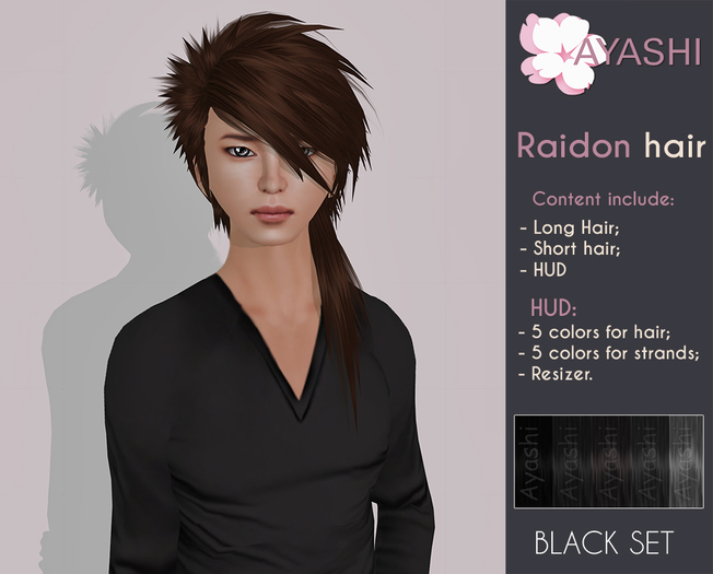[^.^Ayashi^.^] Raidon - black set