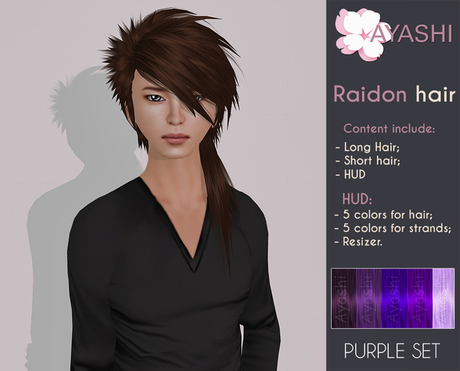 [^.^Ayashi^.^] Raidon - purple set