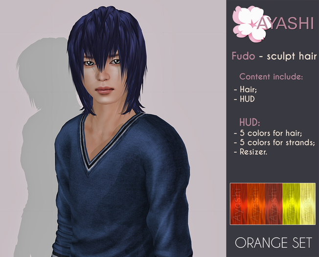 [^.^Ayashi^.^] Fudo-orange set