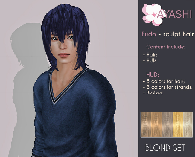 [^.^Ayashi^.^] Fudo-blond set
