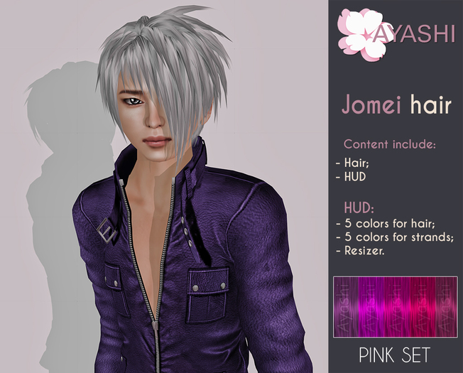 [^.^Ayashi^.^] Jomei-pink set