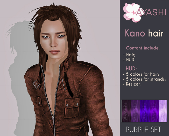 [^.^Ayashi^.^] Kano-purple set