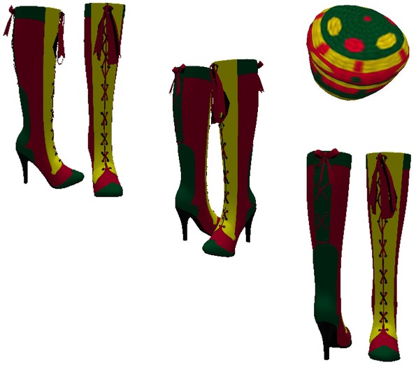 RASTAFARI MESH BOOTS