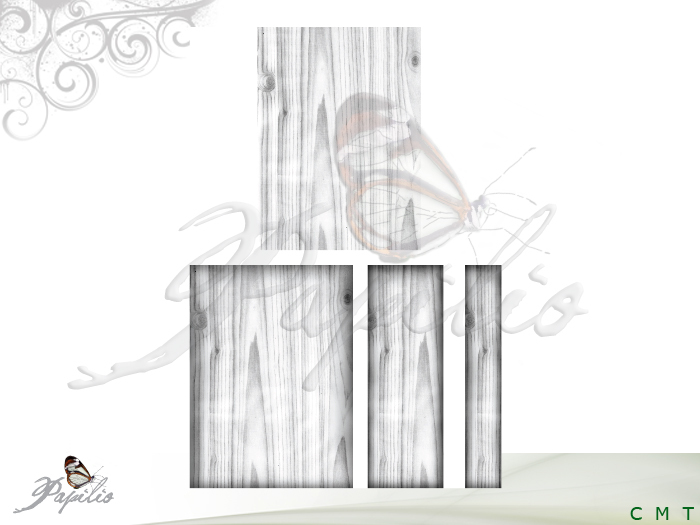White Wood Textures. Kit *Includes textures for rectangular shapes