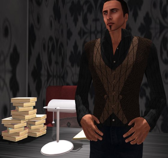 LoMos Designs - Mens Mesh Vest Brown