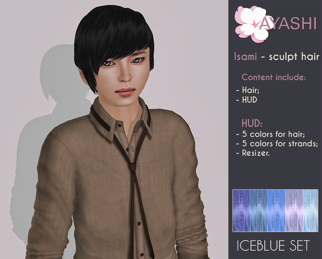 [^.^Ayashi^.^]Isami-iceblue set