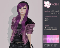 [^.^Ayashi^.^] Marika-Icepink (RIGGED MESH hair)