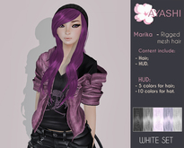 [^.^Ayashi^.^] Marika-White (RIGGED MESH hair)