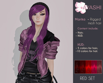 [^.^Ayashi^.^] Marika-Red (RIGGED MESH hair)
