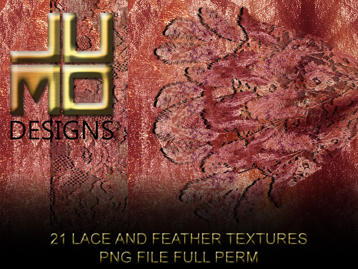 .:JUMO:. Lace and Feather Textures