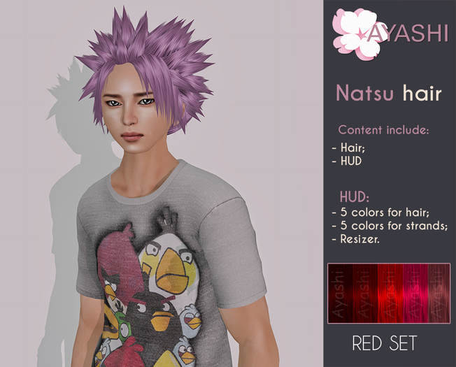 [^.^Ayashi^.^] Natsu-red set