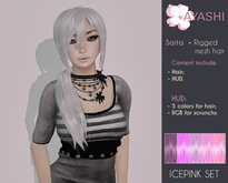 [^.^Ayashi^.^] Saita-icepink (RIGGED MESH hair)