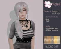 [^.^Ayashi^.^] Saita-blond (RIGGED MESH hair)