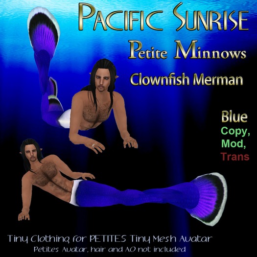 (PS) Petite Minnows - Clownfish Mermaid Orange