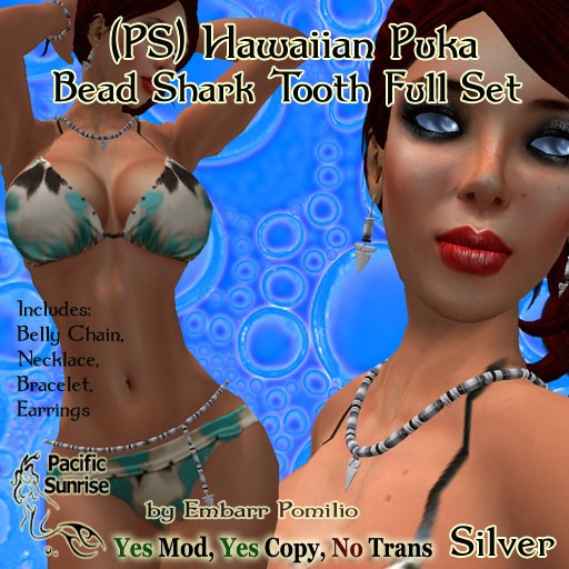 (PS) Hawaiian Puka Bead Sharktooth Collection (Copper)