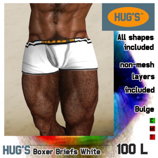 HUG'S Briefs White