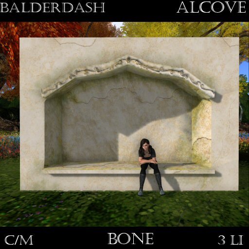 Balderdash - Alcove Seating Wall - [Bone]