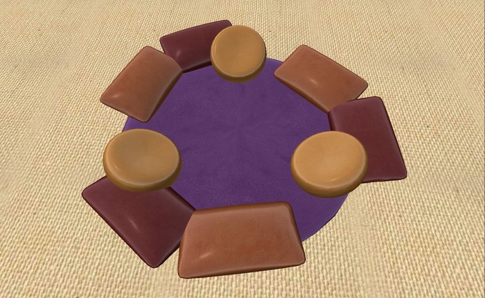 cozy cushion for three - spunky