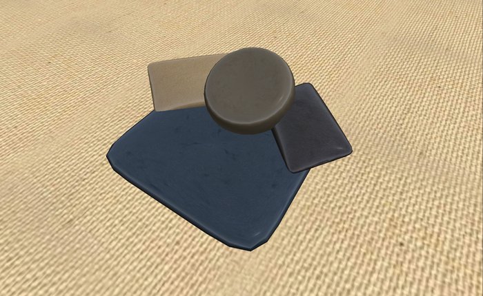 cozy cushion for one - denim