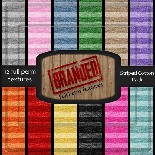 [Branded Textures] Striped Cotton Pack - HIGH QUALITY-FULL PERM