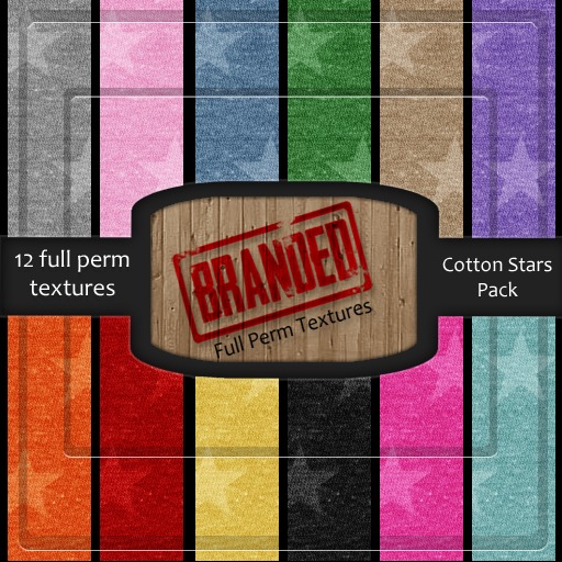[Branded Textures] Cotton Stars Pack - HIGH QUALITY-FULL PERM