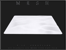 T-3D Creations [ Table Mat - NANO MESH - ] MESH - Full Perm -
