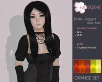 [^.^Ayashi^.^] Endo(Female)-Orange (RIGGED MESH hair)