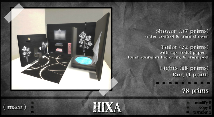 ( mace )( HIXA )(78prims) bathroom