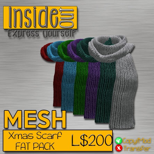 MESH Winter Scarf Fat-Pack