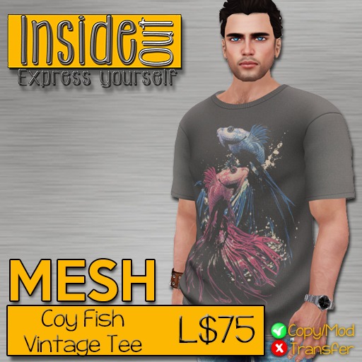 MESH Vintage Tee - Coy Fish