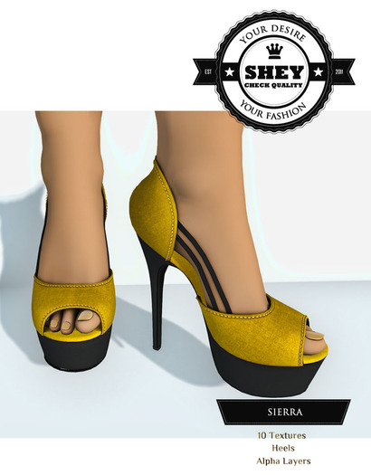 SHEY -Sierra Mesh Heels