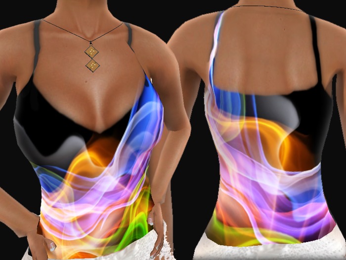 Smokey Fire blouse