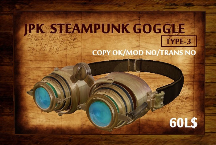 **JPK Steampunk Goggle Type-3 BOX