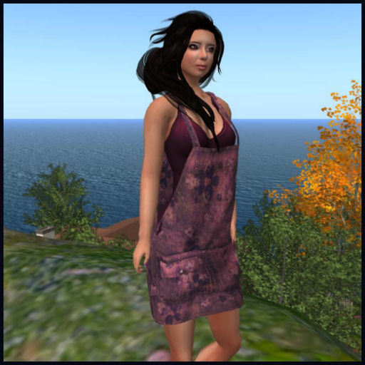Greymoon_Forget Me Not Mesh Jumper_Grape