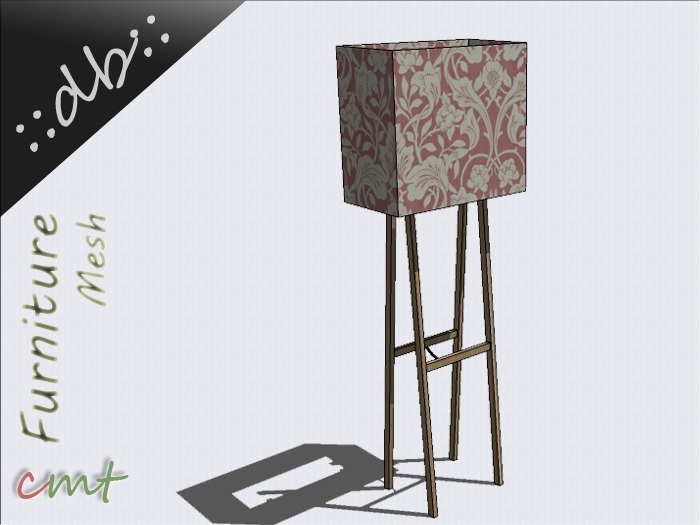 ::db furniture:: Patterned floor paper lamp