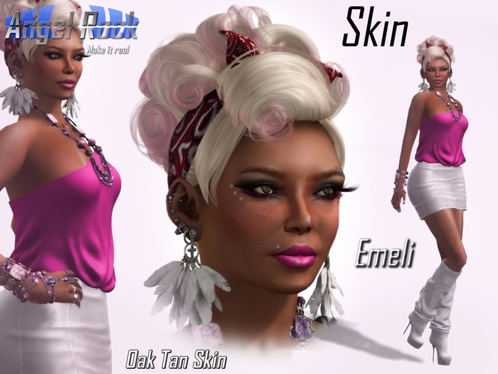 Angel Rock Skin Emeli v4 OAK-TAN FAT PACK
