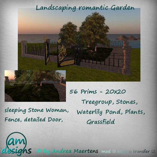 Landscaping romantic Garden  / Box