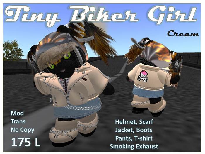 Tiny Biker Girl Cream