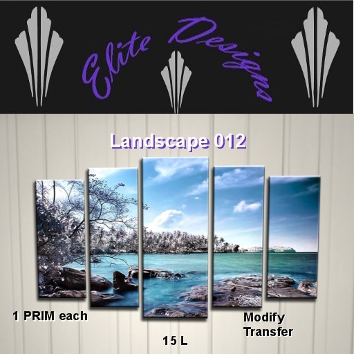 Second Life Marketplace Wall Art Landscape 012