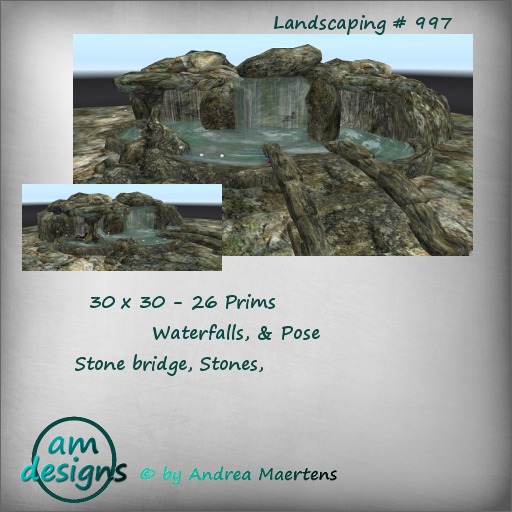 Landscaping Waterfalls # 997 / Box