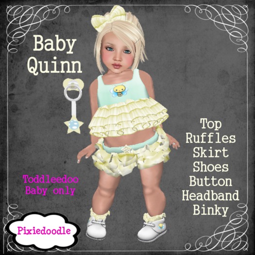 Pixiedoodle~Baby Quinn Outfit