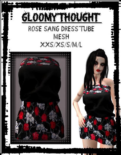 ^^GT^^ Rose Sang Dress Tube