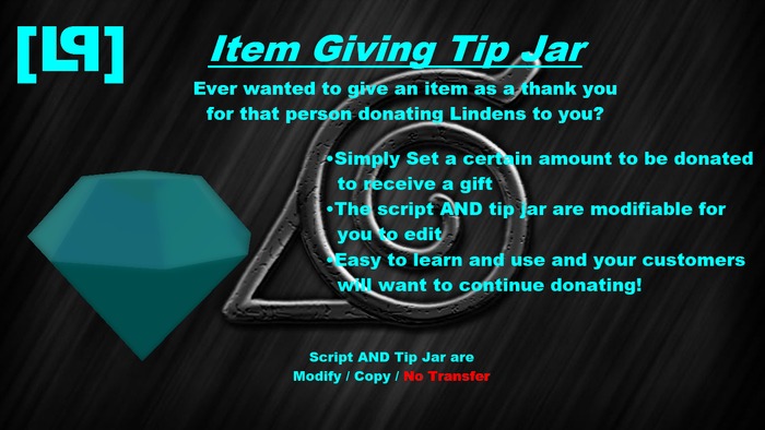 [LP] Donation/Gift Tip Jar *BOXED*