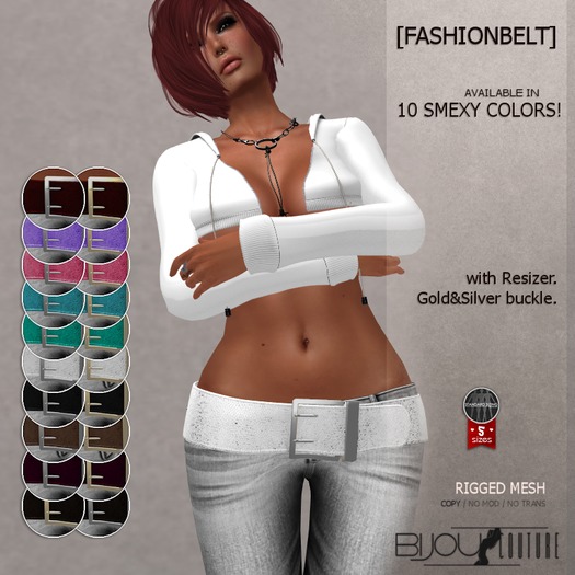 [Bijou]. Fashion Belt! .[Pack]