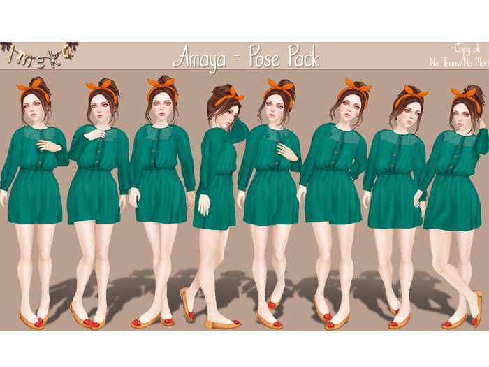 {Imeka~} Amaya - Pose Pack