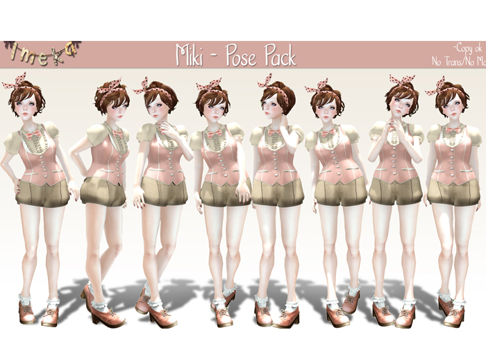{Imeka~}Miki-Pose Pack