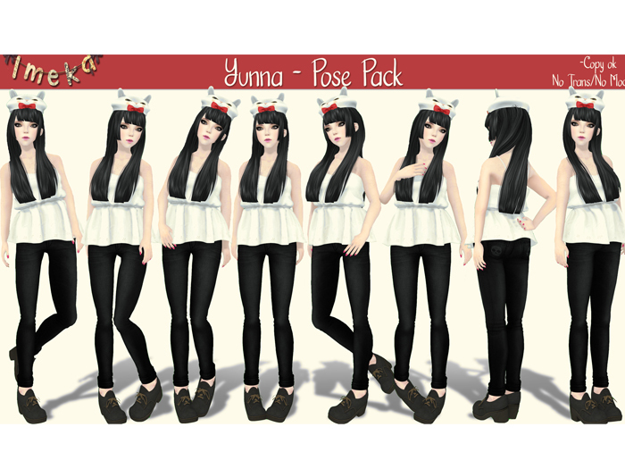 {Imeka~}Yunna-Pose Pack