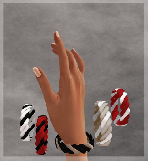 Braided Bracelets Entwined Leather [boxed]