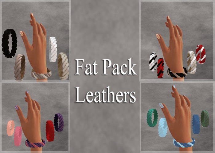 Braided Bracelets Fat Pack Leather [boxed]
