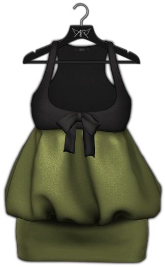 AngelRED - Mesh Richelle Dress [Olive]